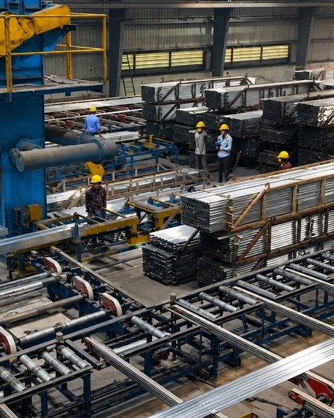 Manufacturing Process of Aluminium Solar Panels Frame